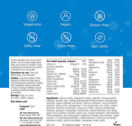 Nutri Advanced - Multi Essentials For Pregnancy Multivitamin With Foli160 Grams