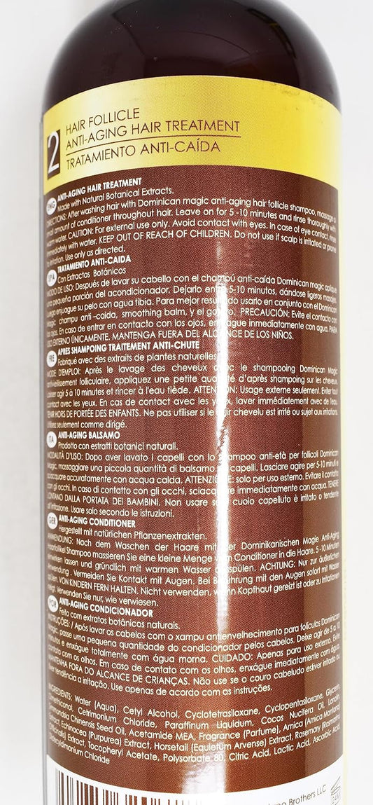 Dominican Magic Hair Follicle Anti-Aging Shampoo & Treatment 15.87 Duo "Set"