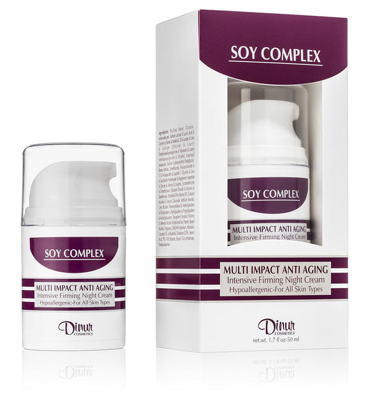 Esupli.com Dinur Cosmetics SOY COMPLEX Multi Impact Anti Aging Night Cr