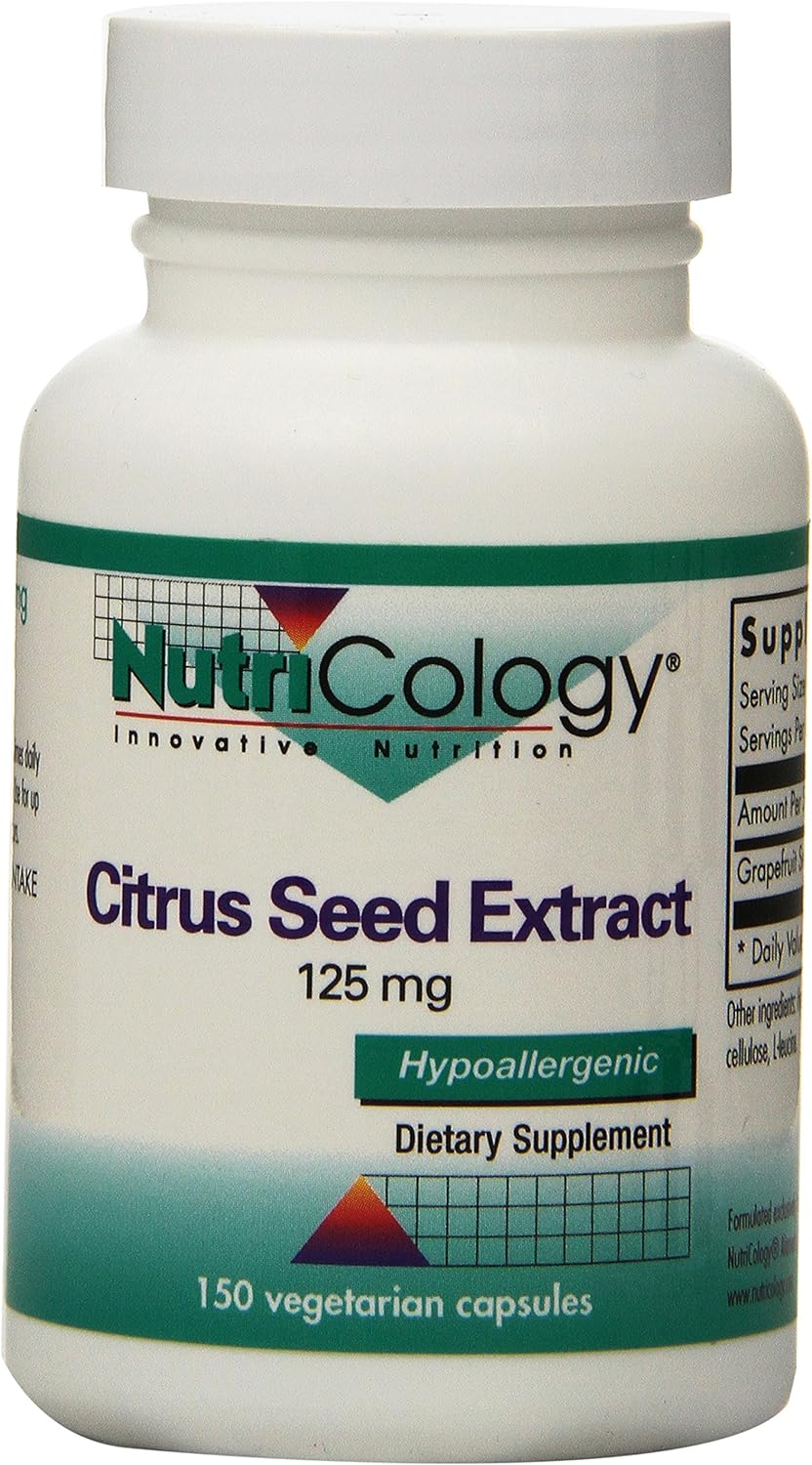 Nutricology Citrus Seed Extract Vegicaps, 150-Count