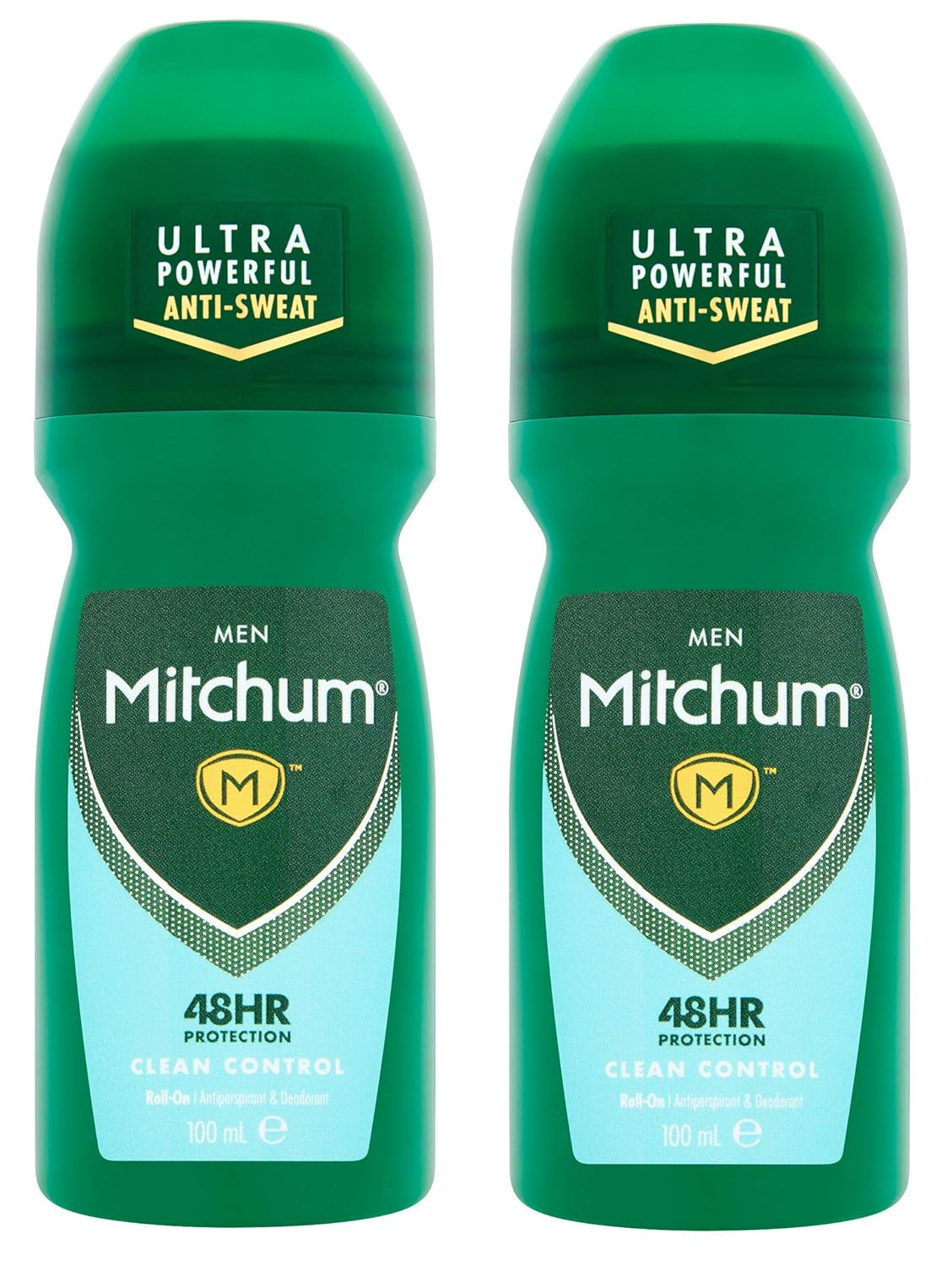 Mitchum (Pack Of 2) Clean Control Roll-On For Men X 100