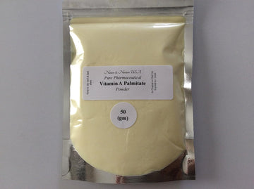 Esupli.com VITAMIN A PALMITATE POWDER (Cosmetic Grade 250,000 IU/g, 50 