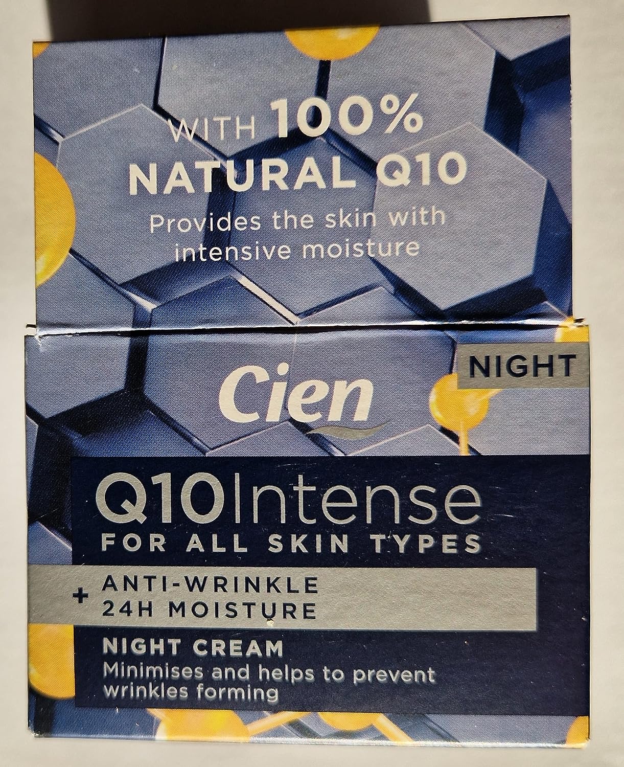 Cien Anti-Wrinkle Night Cream with Q10, Hyaluronic Acid and Vitamin E 50