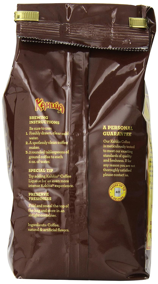 White House Coffee Kahlua Gourmet Ground Coffee, Original, Kahlua Original, Vanilla
