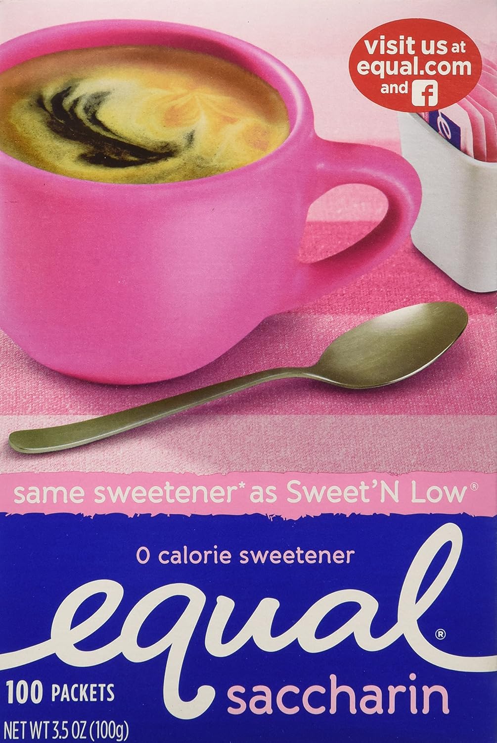 Equal Sugar Substitute Packets - 100 ct