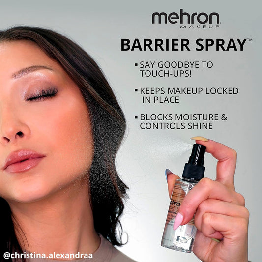 Mehron Makeup Barrier Spray | Setting Spray for Makeup | Makeup Setting Spray for Face 1   (29 )