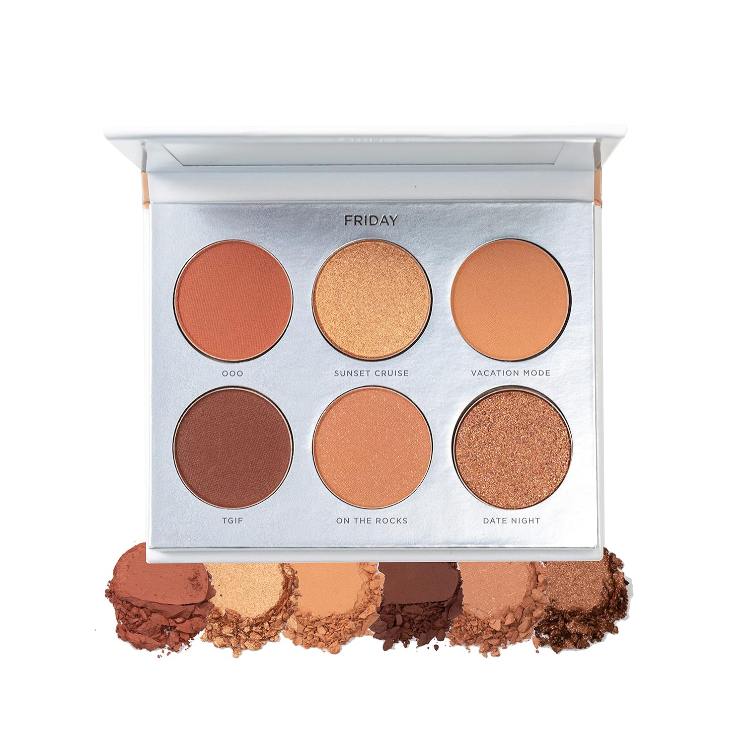 PÜR MINERALS On Point Eyeshadow Palette, Matte, Shimmer & Metallic Shades, Skincare-Infused Formula