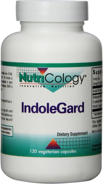 Nutricology Indolegard, Vegicaps, 120-Count