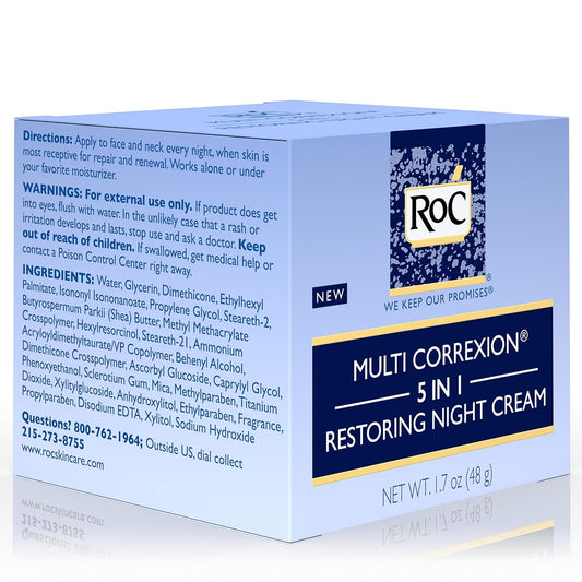 RoC Multi Correxion 5-in-1 Restoring Night Cream, 1.7 uid