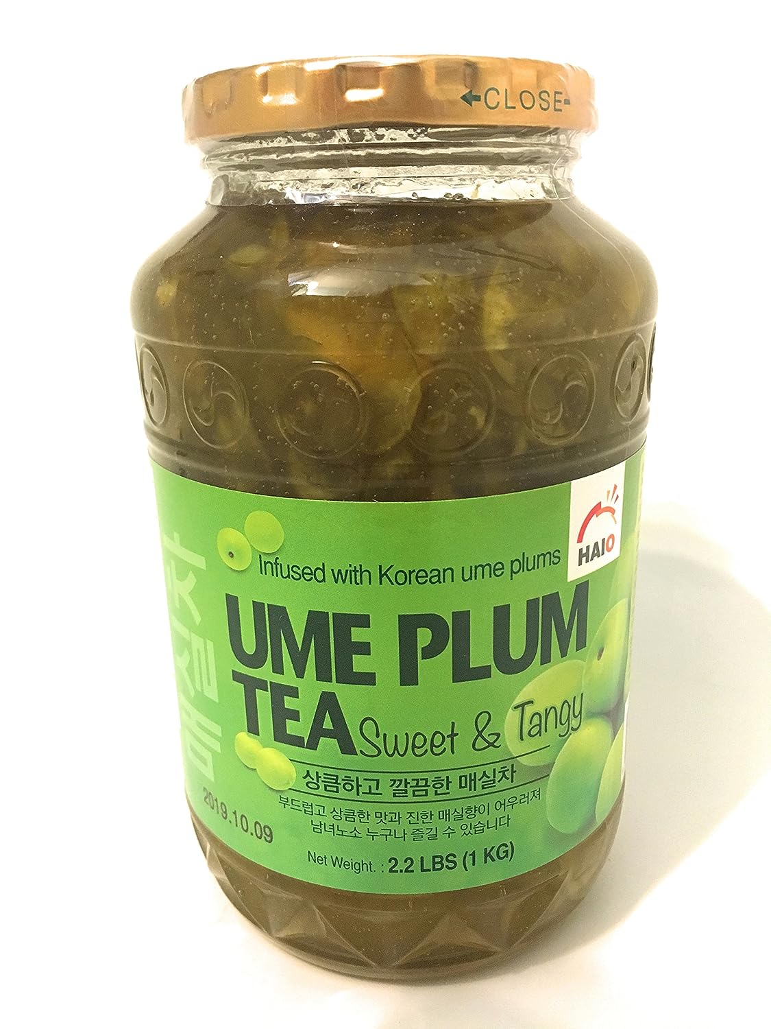 Haioreum Ume Plum Tea - Sweet and Tangy Infused With Korean Ume Plums - Product of Korea