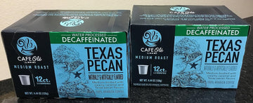 Cafe Ole Texas Pecan DECAF k-cup coffee 12. cts. (Pack of 2)