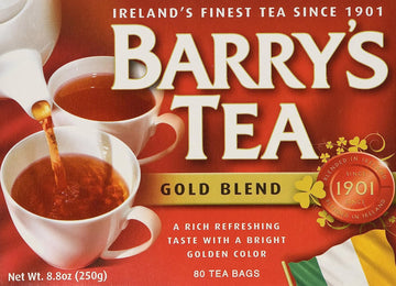 Barry's Tea Gold Blend, 80 Count (Pack of 2)