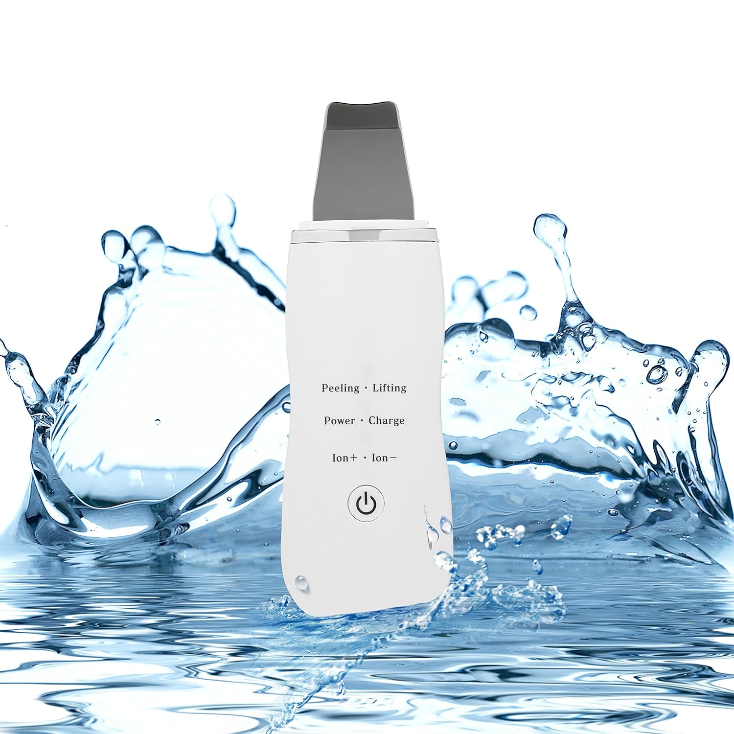 Rika Facial Skin Scrubber Gentle Peel Skin Peeling Extractor Cordless Rechargeable Pores Cleanser exfoliator