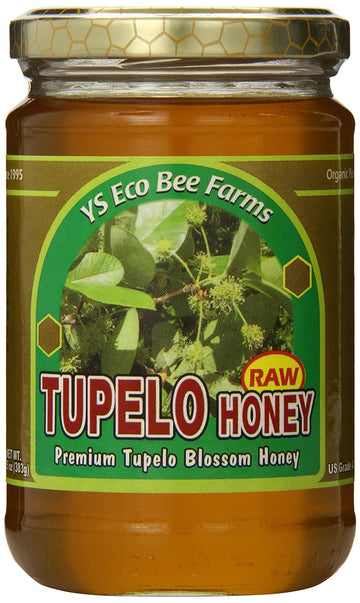 YS BEE FARMS Raw Tupelo Blossom Honey, 13.5 OZ
