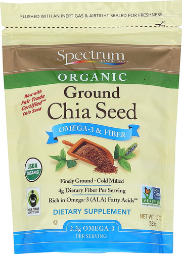Spectrum Essentials Organic Ground Chia Seed