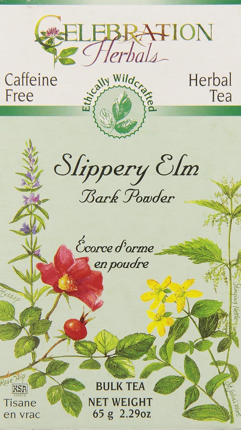 Celebration Herbals Slippery Elm Bark Pwd Wc 65 Gm, 2.29 Ounce
