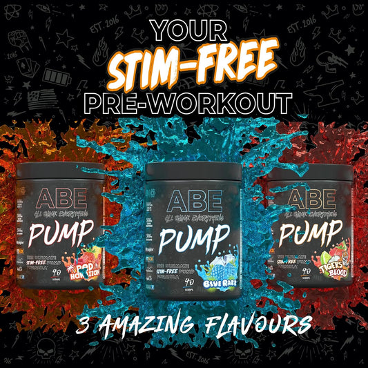 Applied Nutrition Abe Pump Pre Workout - All Black Everything Stim Fre40 Grams