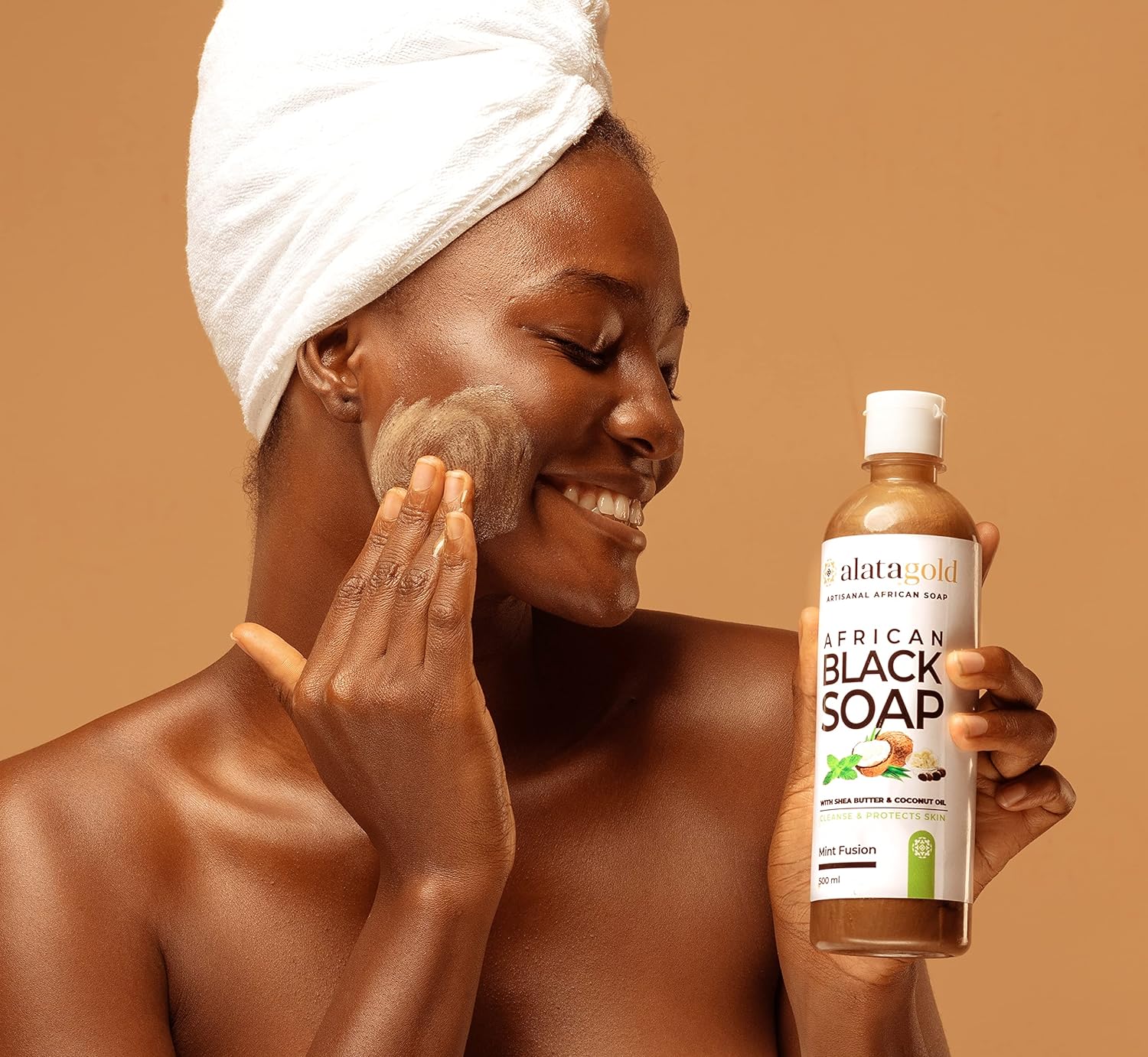 Esupli.com  AlataGold Authentic African Black Soap Shower Ge