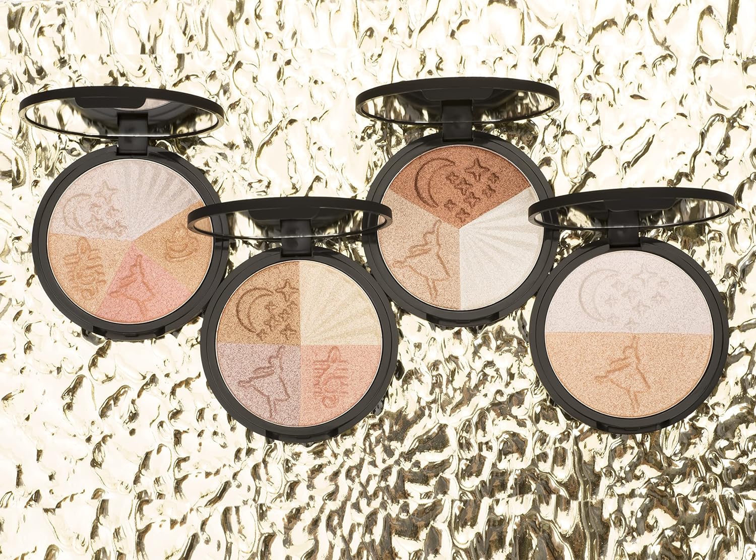Bolver Highlighter Makeup Palette, Powder Palette Facial Bro