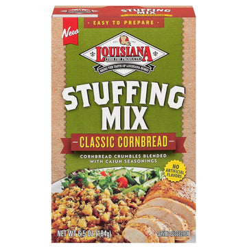 Louisiana Fish Fry - Stuffing Mix - Classic Cornbread - Cornbread Crum6.5 Ounces