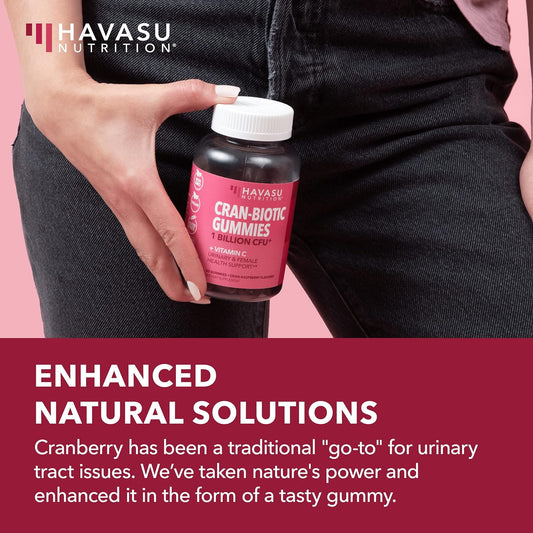 Cranberry Gummies UTI Vaginal Probiotics with 1 Billion CFU Cranberry