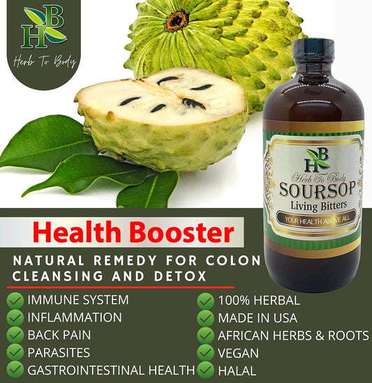 Herb To Body Soursop Living Bitter 16 Ounce