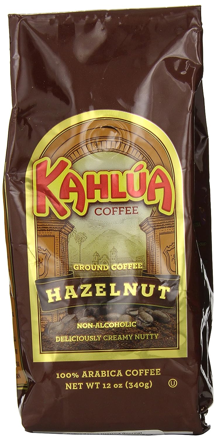 Coffee Kahlua Hazelnut Gourmet Ground Coffee Bags (Pack of 2)