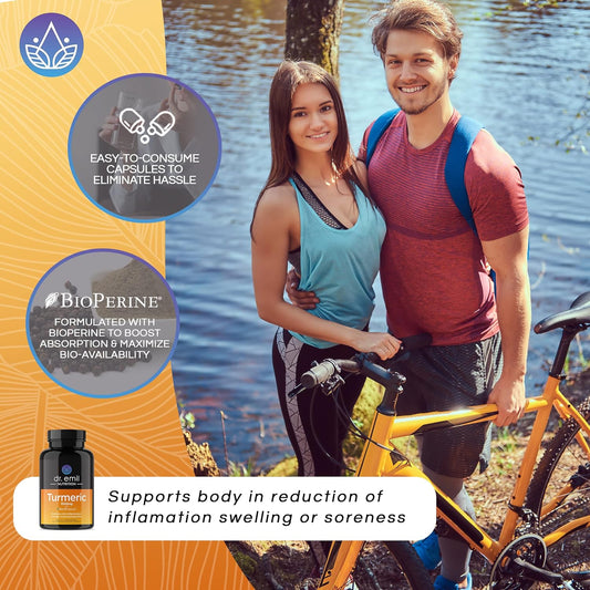 DR EMIL NUTRITION Turmeric Curcumin with Black Pepper Supplement - Tur