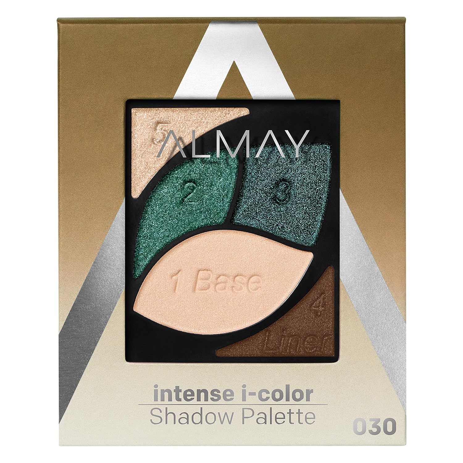 Almay Eyeshadow Palette, Longlasting Eye Makeup, Primer Enriched with Antioxidant Vitamin E, Hypoallergenic, 030 Hazel Eyes, 0.1