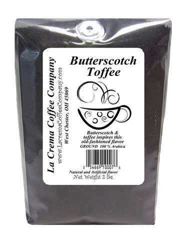 La Crema Coffee Butterscotch Toffee, Packages
