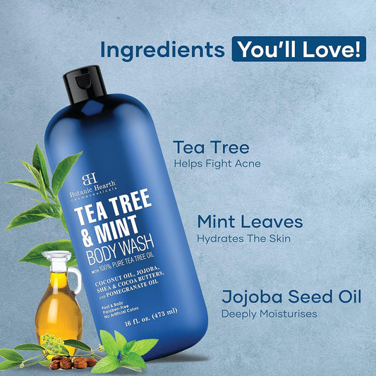 Esupli.com  Botanic Hearth Tea Tree Oil Body Wash with Mint 