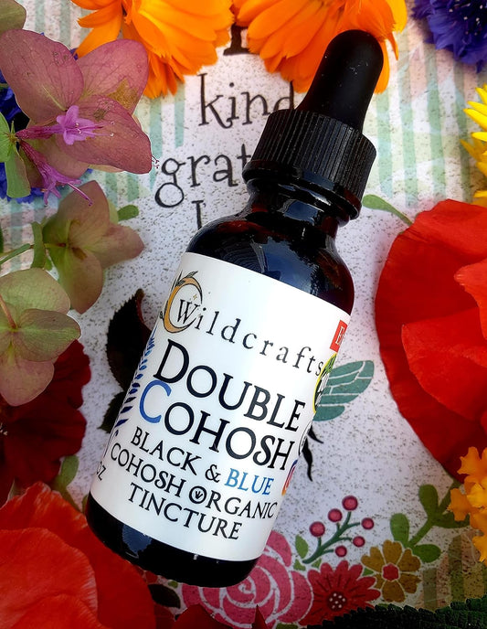 Organic Black Cohosh and Blue Cohosh 1oz Tincture Extract for Women's