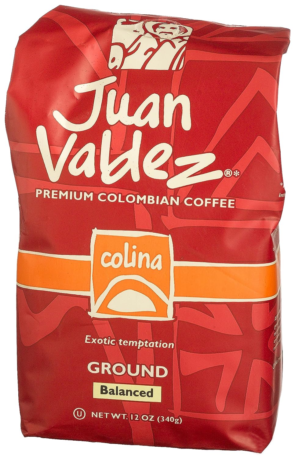 Juan Valdez Premium Colombian Coffee, Colina (Balanced) Ground Coffee Bags