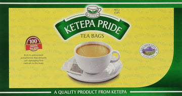 Ketepa Pride Standard Pack, 100 Tag Less Teabags