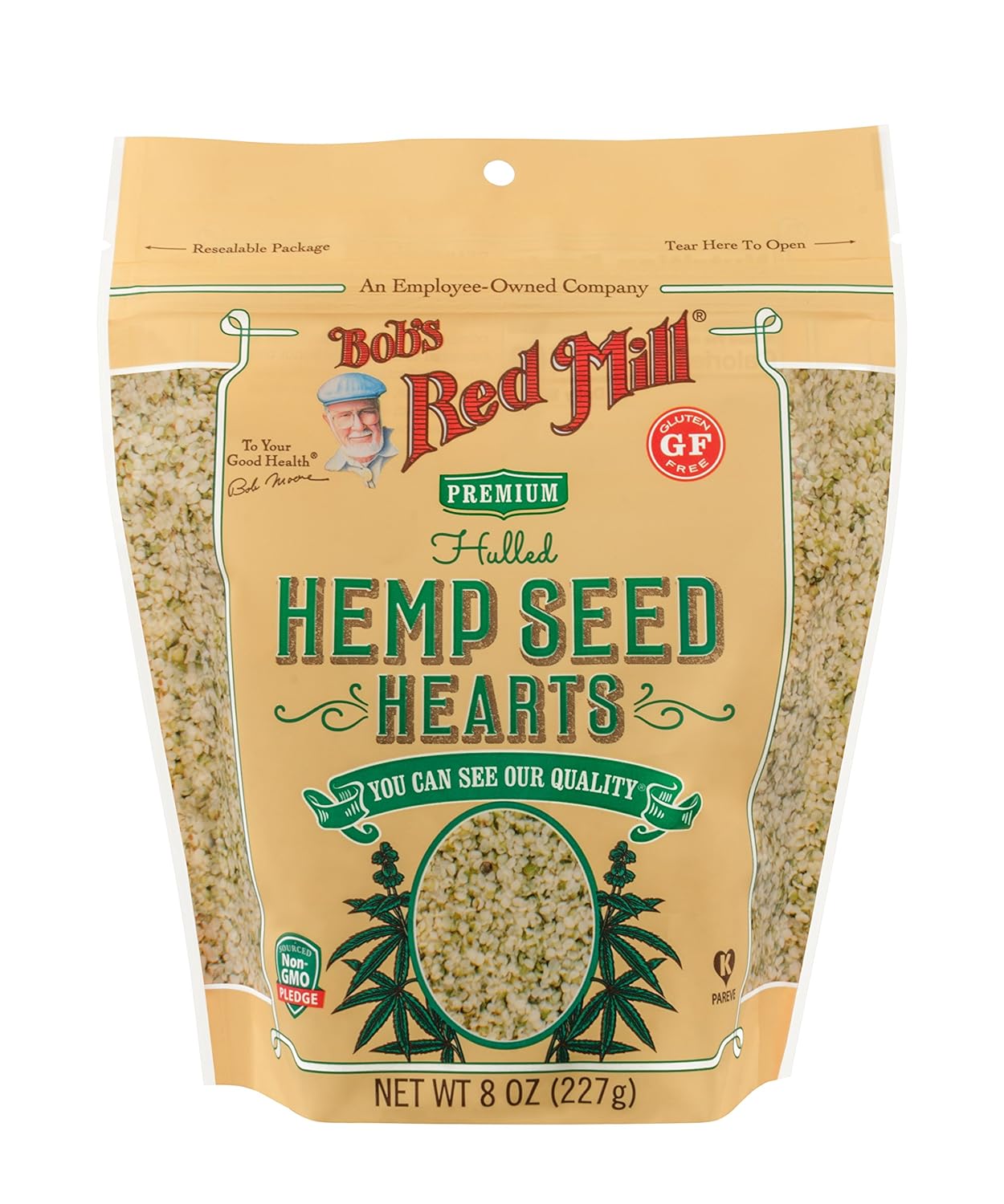 Bob'S Red Mill Hulled Hemp Seed Hearts, 8 Oz