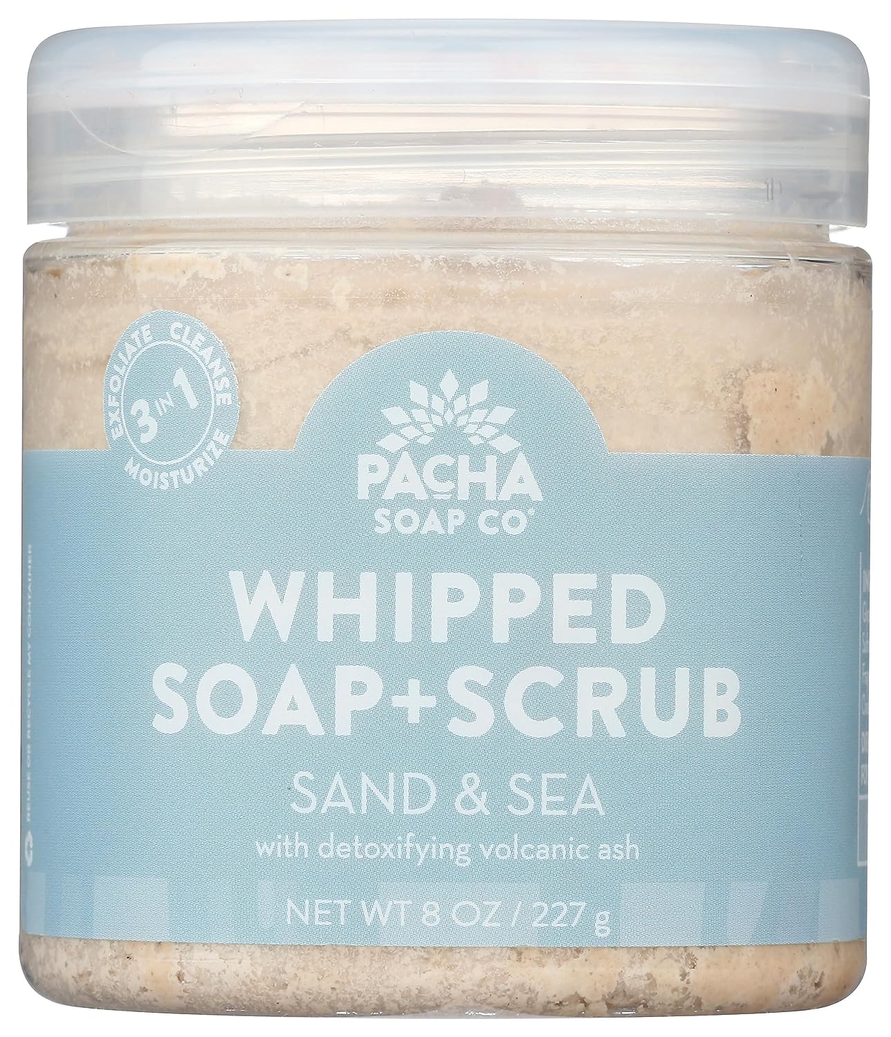 PACHA SOAP Sand & Sea Whipped Soap Scrub, 8