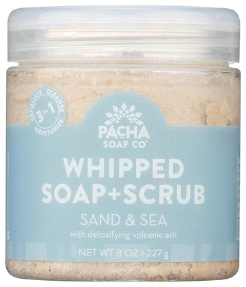 PACHA SOAP Sand & Sea Whipped Soap Scrub, 8