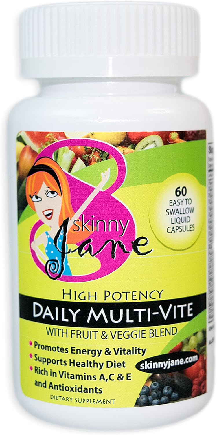 Skinny Jane | Best Weight Loss Daily Multi Vitamin Formula | Supports Dieting And Extra Energy | Well Being Formula | Un