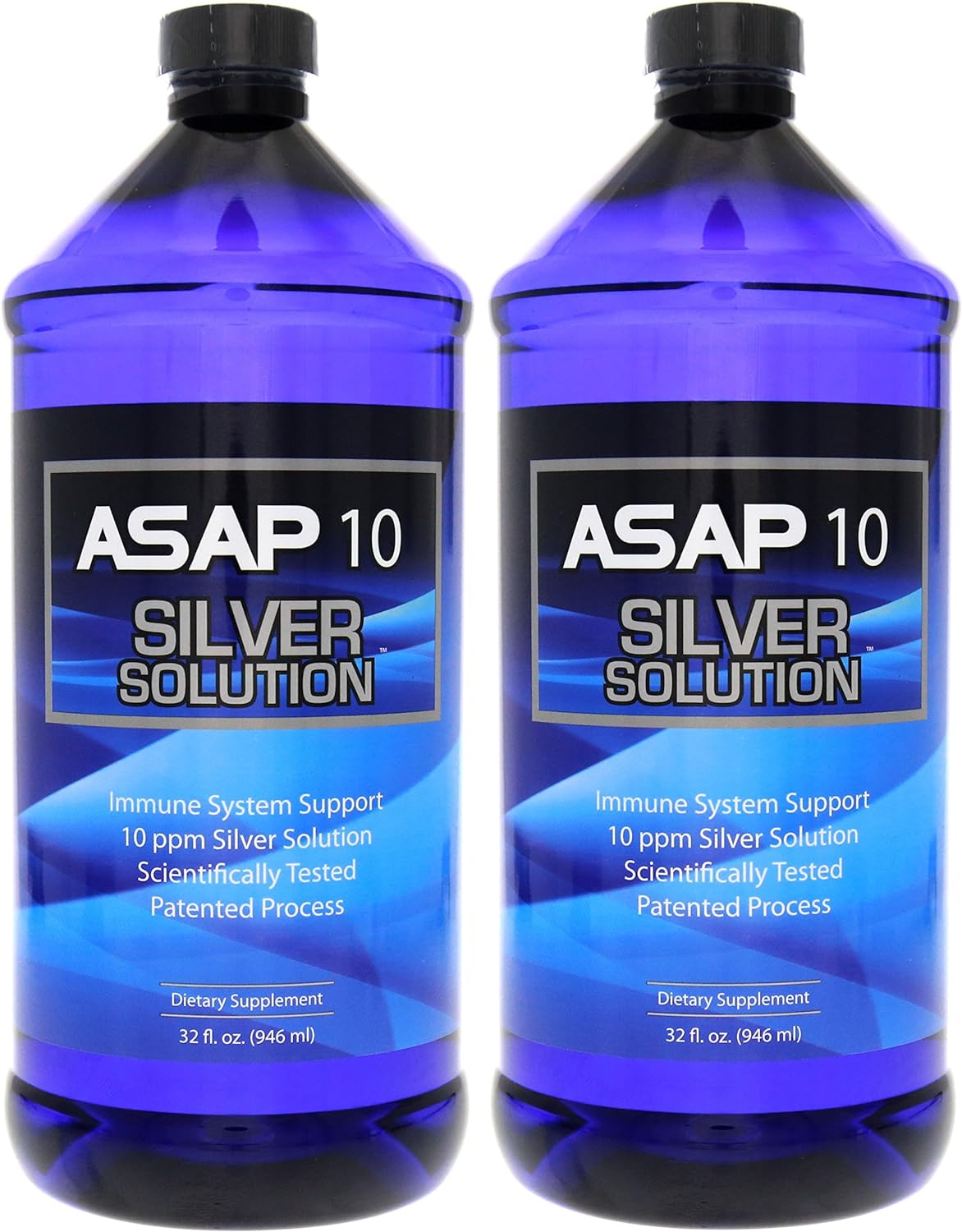 American Biotech Labs ASAP 10 PPM Silver Sol Immune System Support 64