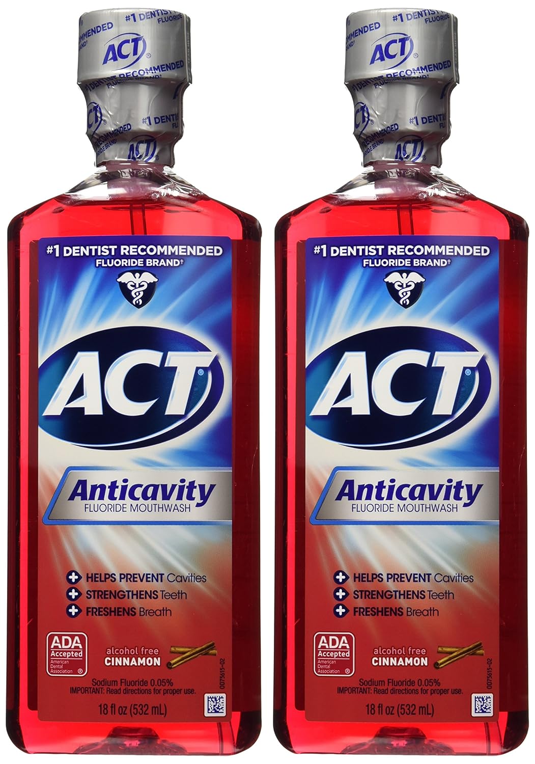 Accu-chek Compact Plus Act Alcohol Free Anticavity Fluoride 
