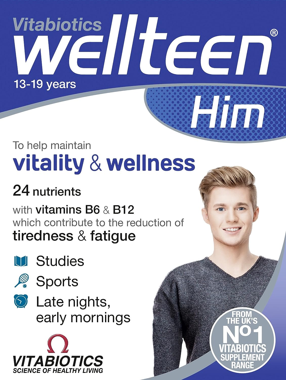 Wellteen by Vitabiotics Him Tablets x 30