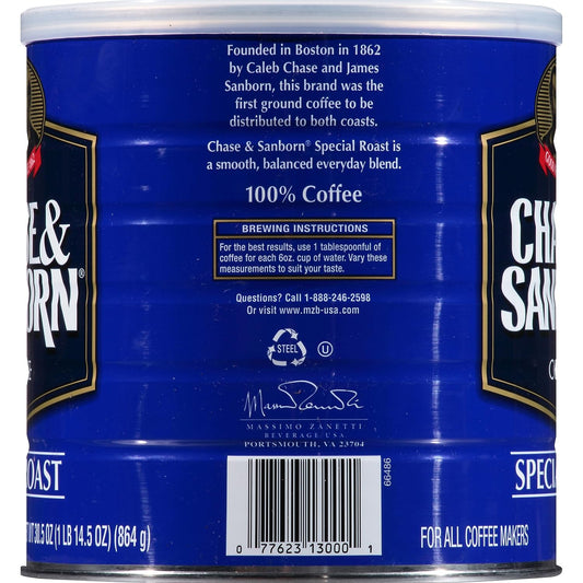 Chase & Sanborn Coffee, Special Roast Ground Coffee, Medium Roast