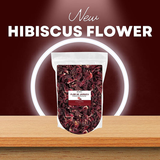 Hibiscus Tea Dried Hibiscus Flower perfect for Hibiscus Tea loose leaf, Mexican Agua Fresca, Flor de Jamaica, Flower Tea, Hibiscus Flowers, Sorrel Leaves, Whole Flowers and Petals by ZAVBE