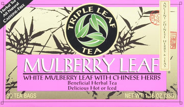 Triple Leaf Tea Bags, Mulberry Leaf, 20 Count