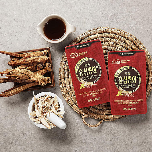 Kwangdong Red Ginseng Ssang Hwa Jin - Traditional Korean tea for resto