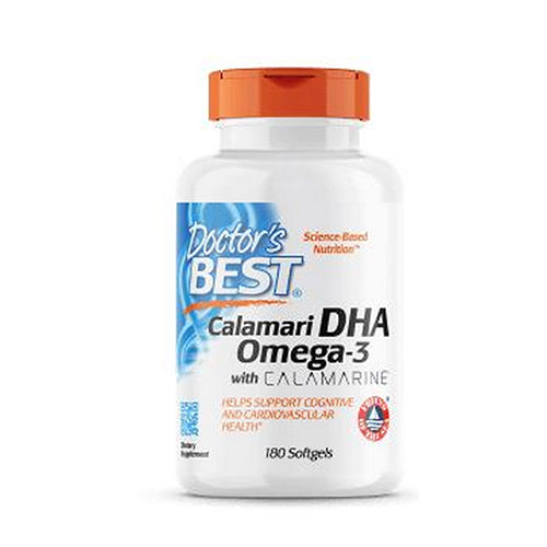 Calamari Dha Omega-3 With Calamarine 180 Soft Gels By Doctors Best