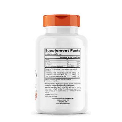 Calamari DHA Omega-3 with Calamarine 180 Soft Gels By Doctor