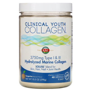 KAL, Hydrolyzed Marine Collagen, Tangerine, 3,750 mg