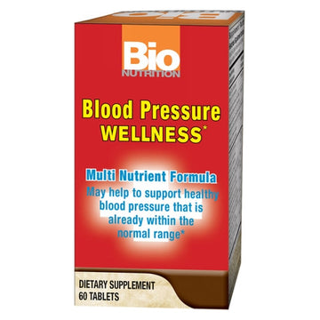 Blood Pressure Wellness 60 tabs By Bio Nutrition Inc