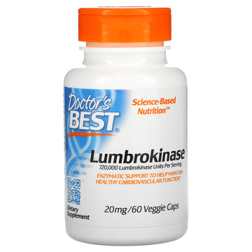 Doctor's Best, Lumbrokinase, 20 mg Veggie Caps